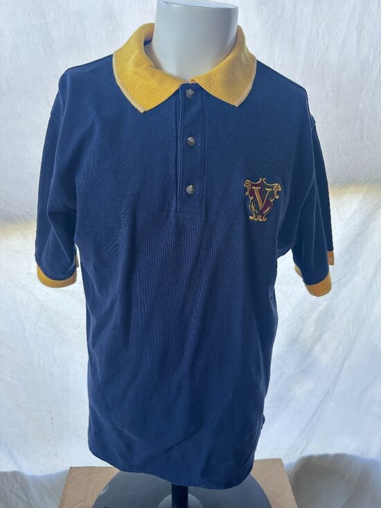 Venetian Hotel Other - Vintage Venetian Hotel Las Vegas Men's Blue Yellow Polo Shirt Large Cotton